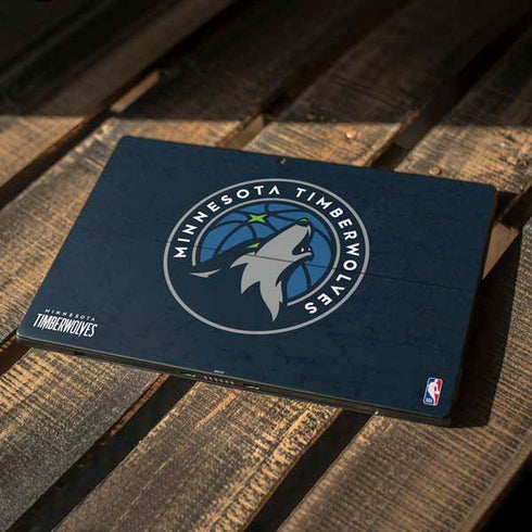 NBA Minnesota Timberwolves Distressed Surface Pro 7 Skin