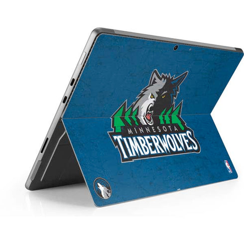 NBA Minnesota Timberwolves Distressed Surface Pro 8 Skin