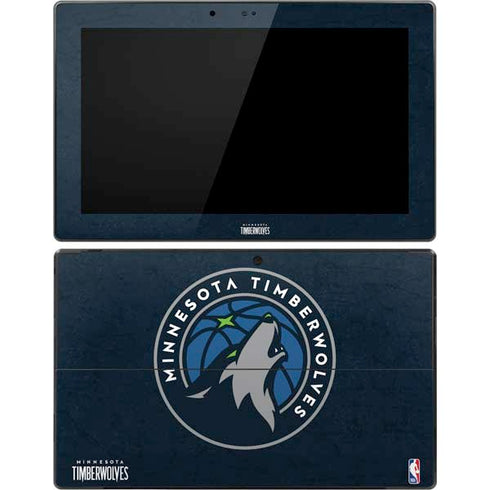 NBA Minnesota Timberwolves Distressed Surface Pro Tablet Skin