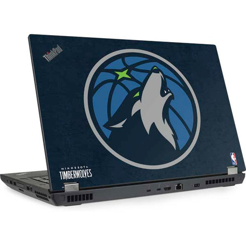 NBA Minnesota Timberwolves Distressed Lenovo ThinkPad Skin