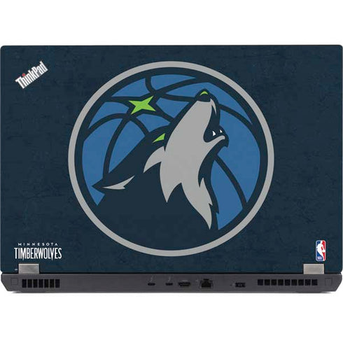 NBA Minnesota Timberwolves Distressed Lenovo ThinkPad Skin