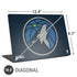 NBA Minnesota Timberwolves Distressed Universal Laptop 16.6in (13.4 x 9.7in) Skin