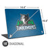 NBA Minnesota Timberwolves Distressed Universal Laptop 18in (14.6 x 10.6in) Skin