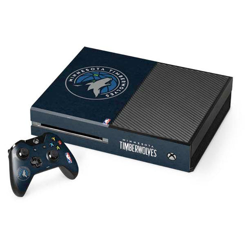 NBA Minnesota Timberwolves Distressed Xbox One Skins