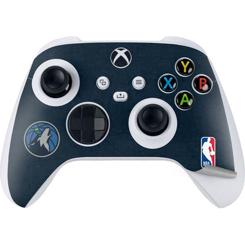 NBA Minnesota Timberwolves Distressed Xbox Series S Bundle Skin