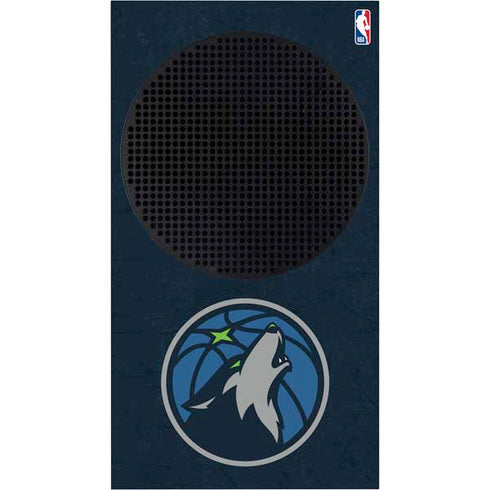 NBA Minnesota Timberwolves Distressed Xbox Series S Console Skin