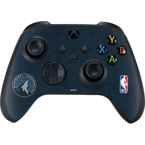 NBA Minnesota Timberwolves Distressed Xbox Series X Skins