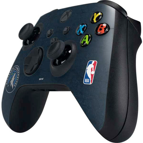 NBA Minnesota Timberwolves Distressed Xbox Series X Controller Skin