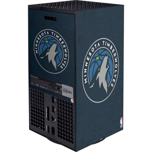 NBA Minnesota Timberwolves Distressed XBox Series X Digital Edition Bundle Skin