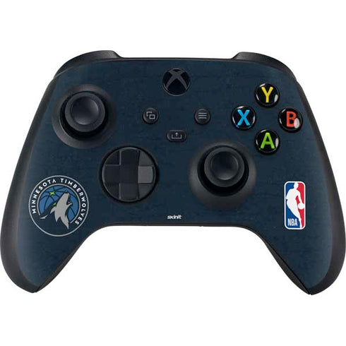NBA Minnesota Timberwolves Distressed XBox Series X Digital Edition Bundle Skin