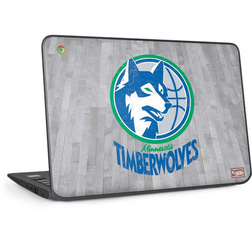 NBA Minnesota Timberwolves Hardwood Classics HP Chromebook Skin