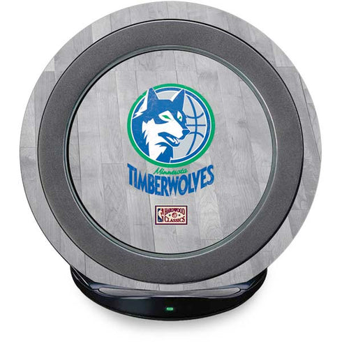 NBA Minnesota Timberwolves Hardwood Classics Fast Charge Wireless Charging Stand Skin
