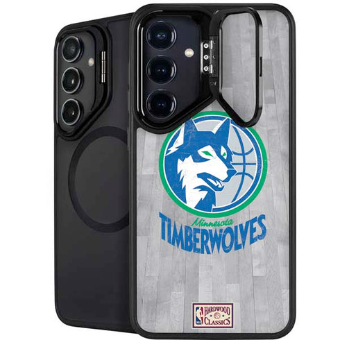 NBA Minnesota Timberwolves Hardwood Classics Galaxy S25 Plus Kickstand Case