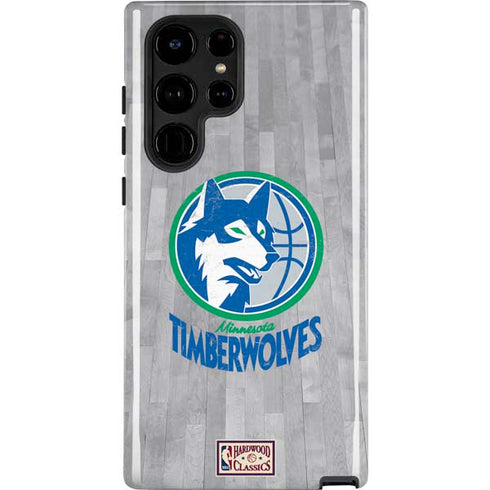 NBA Minnesota Timberwolves Hardwood Classics Galaxy S25 Ultra Impact Case