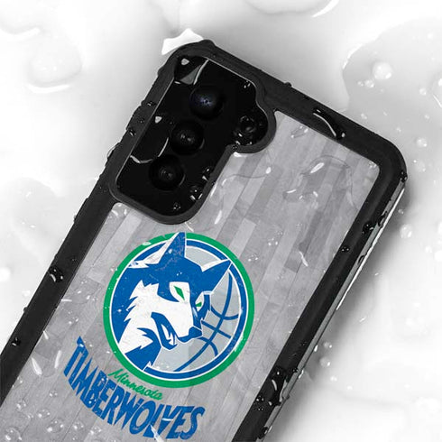 NBA Minnesota Timberwolves Hardwood Classics Galaxy S24 Waterproof Case