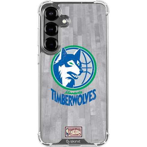 NBA Minnesota Timberwolves Hardwood Classics Galaxy S26 Clear Case