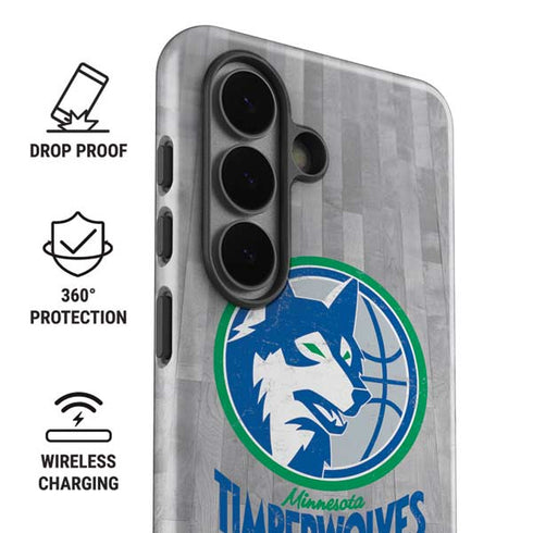 NBA Minnesota Timberwolves Hardwood Classics Galaxy S26 Plus Impact Case