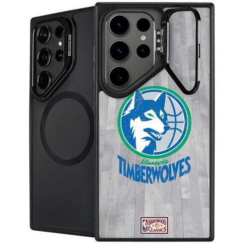 NBA Minnesota Timberwolves Hardwood Classics Galaxy S26 Ultra Kickstand Case