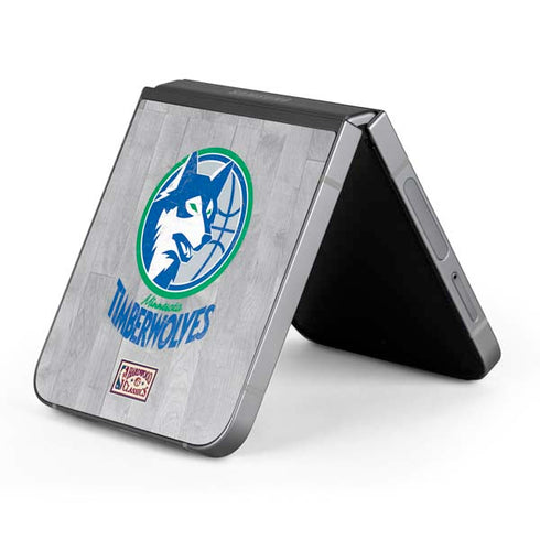 NBA Minnesota Timberwolves Hardwood Classics Galaxy Z Flip6 Skin