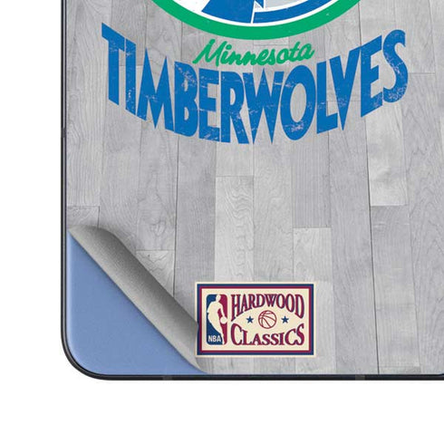 NBA Minnesota Timberwolves Hardwood Classics Galaxy Z Fold5 5G Skin