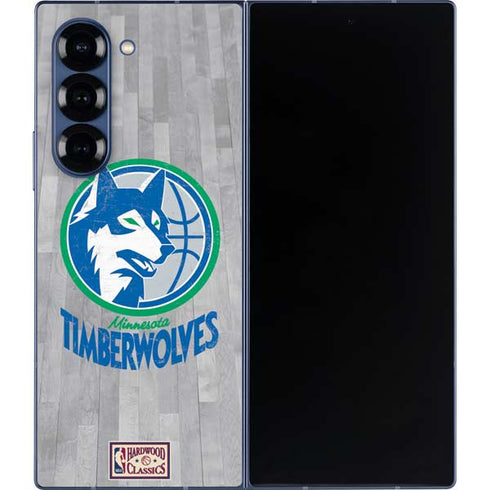 NBA Minnesota Timberwolves Hardwood Classics Galaxy Z Fold6 Skin