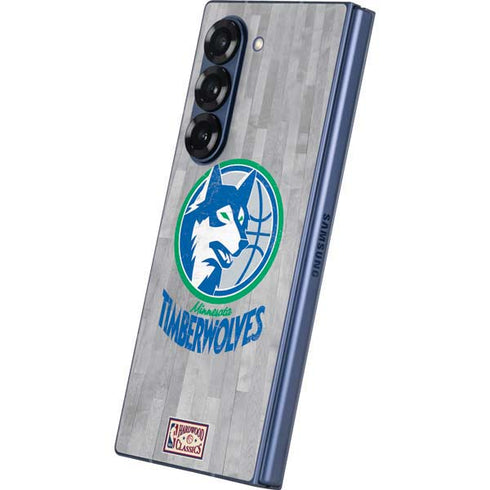 NBA Minnesota Timberwolves Hardwood Classics Galaxy Z Fold6 Skin