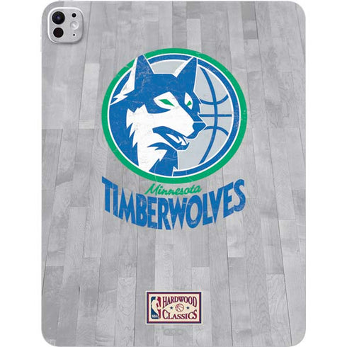 NBA Minnesota Timberwolves Hardwood Classics iPad Pro 13in M4 (2024) Skin
