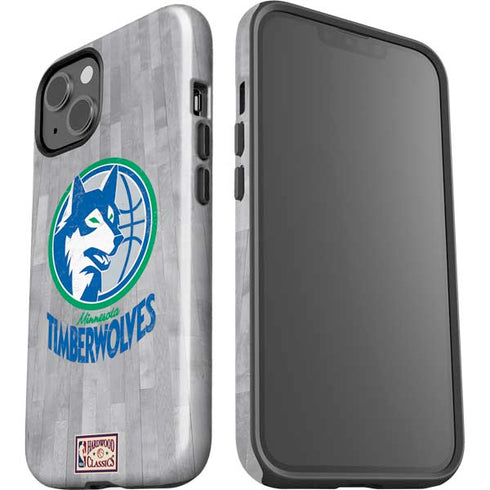 NBA Minnesota Timberwolves Hardwood Classics iPhone 15 Impact Case