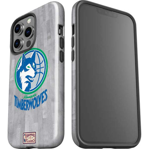 NBA Minnesota Timberwolves Hardwood Classics iPhone 15 Pro Impact Case