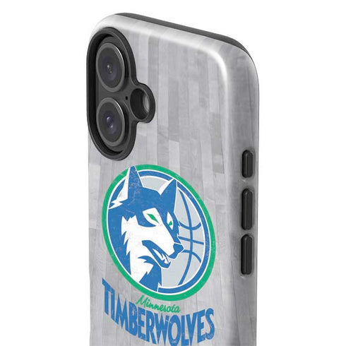 NBA Minnesota Timberwolves Hardwood Classics iPhone 16 Impact Case