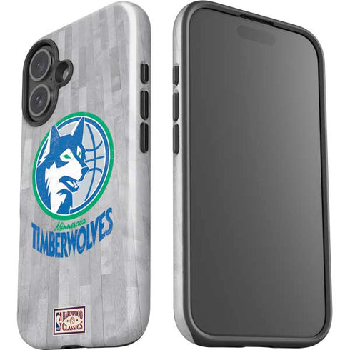 NBA Minnesota Timberwolves Hardwood Classics iPhone 16 Impact Case