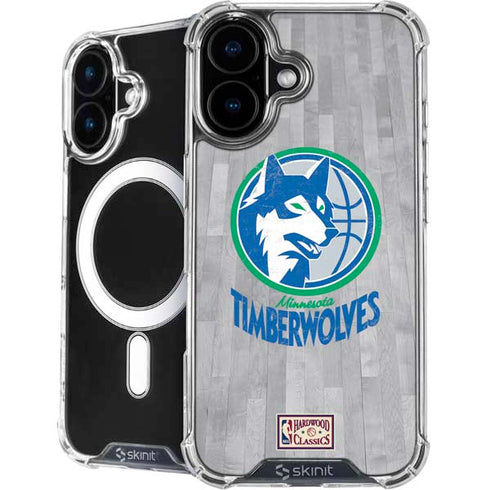 NBA Minnesota Timberwolves Hardwood Classics iPhone 16 MagSafe Case