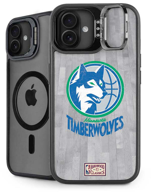 NBA Minnesota Timberwolves Hardwood Classics iPhone 16 Plus Kickstand Case