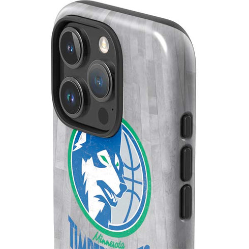 NBA Minnesota Timberwolves Hardwood Classics iPhone 16 Pro Max Impact Case