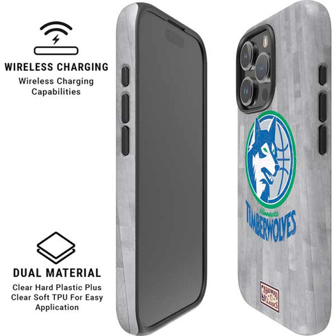 NBA Minnesota Timberwolves Hardwood Classics iPhone 16 Pro Max Magsafe Impact Case