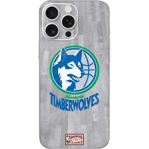 NBA Minnesota Timberwolves Hardwood Classics iPhone 16 Pro Max Skin