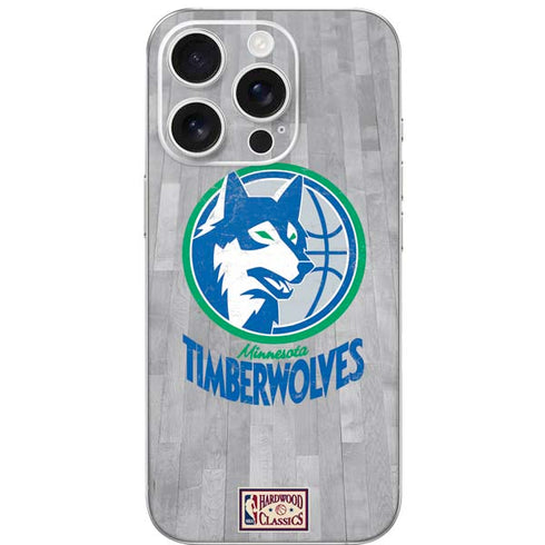 NBA Minnesota Timberwolves Hardwood Classics iPhone 16 Pro Skin
