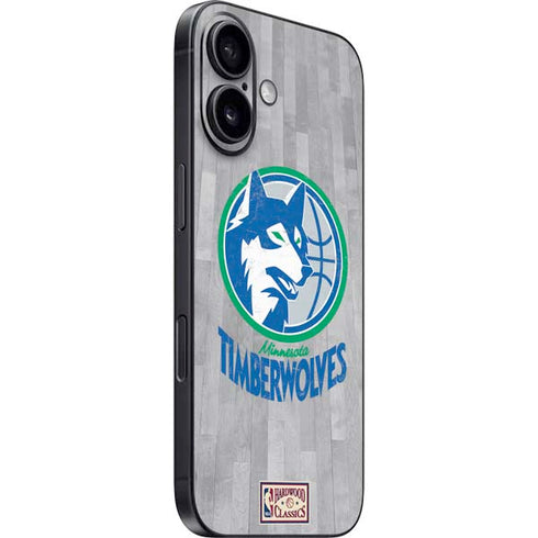 NBA Minnesota Timberwolves Hardwood Classics iPhone 16 Skin