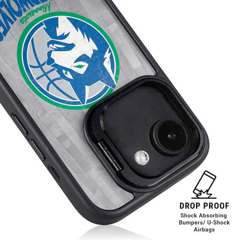 NBA Minnesota Timberwolves Hardwood Classics iPhone 16e Kickstand Case