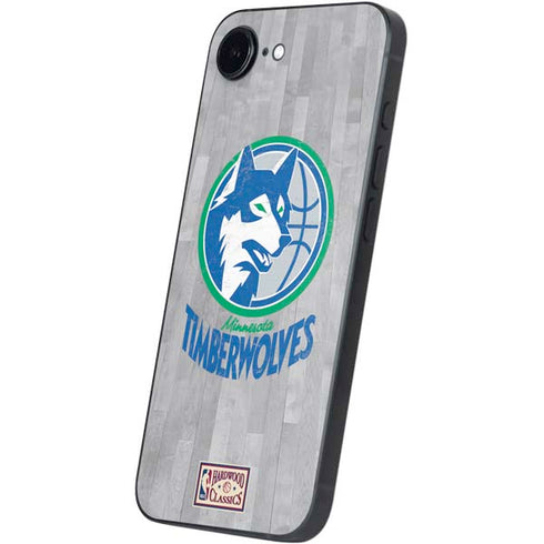 NBA Minnesota Timberwolves Hardwood Classics iPhone 16e Skin