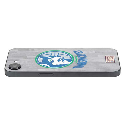 NBA Minnesota Timberwolves Hardwood Classics iPhone 16e Skin