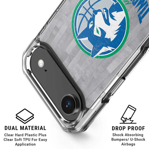 NBA Minnesota Timberwolves Hardwood Classics iPhone 17 Air Clear Case