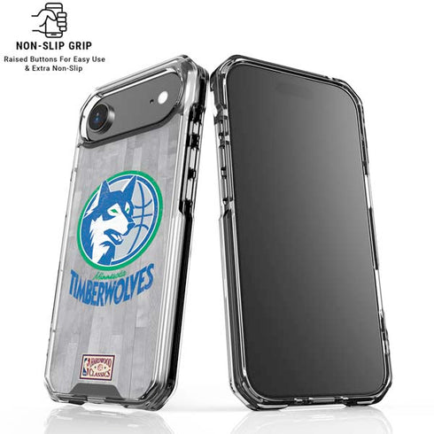 NBA Minnesota Timberwolves Hardwood Classics iPhone 17 Air Clear Case