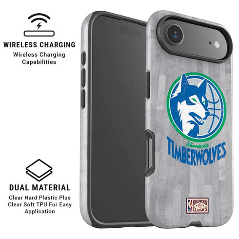 NBA Minnesota Timberwolves Hardwood Classics iPhone 17 Air Magsafe Impact Case