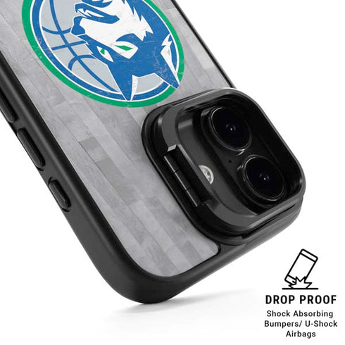 NBA Minnesota Timberwolves Hardwood Classics iPhone 17 Kickstand Case