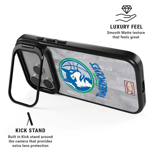 NBA Minnesota Timberwolves Hardwood Classics iPhone 17 Pro Kickstand Case