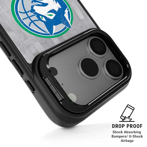 NBA Minnesota Timberwolves Hardwood Classics iPhone 17 Pro Kickstand Case