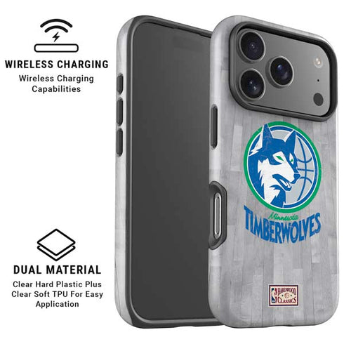 NBA Minnesota Timberwolves Hardwood Classics iPhone 17 Pro Magsafe Impact Case