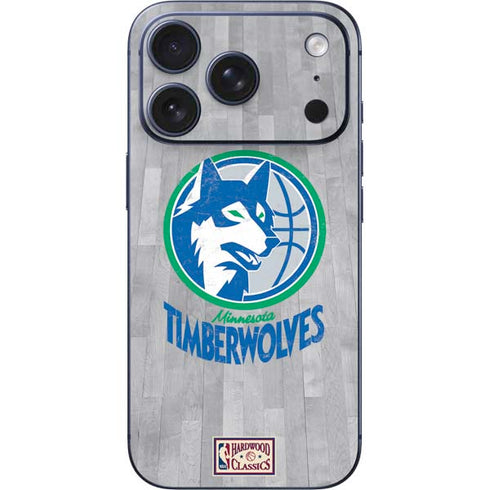 NBA Minnesota Timberwolves Hardwood Classics iPhone 17 Pro Max Skin