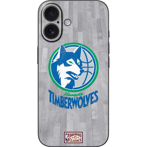 NBA Minnesota Timberwolves Hardwood Classics iPhone 17 Skin